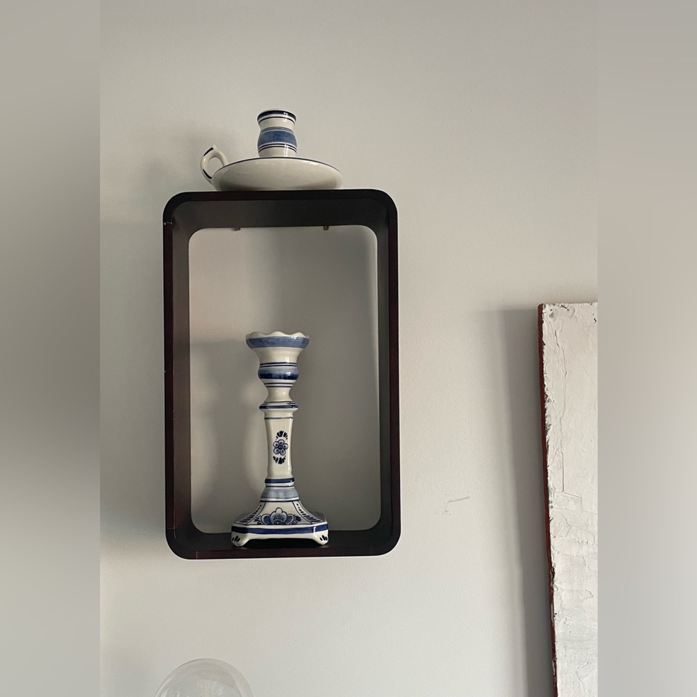Delft Blue Hand-Made in Holland Candelstick Holders - Picture 2 of 14